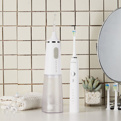 Snow Smile® Schall-Elektrische Zahnbürste & Munddusche Kombi